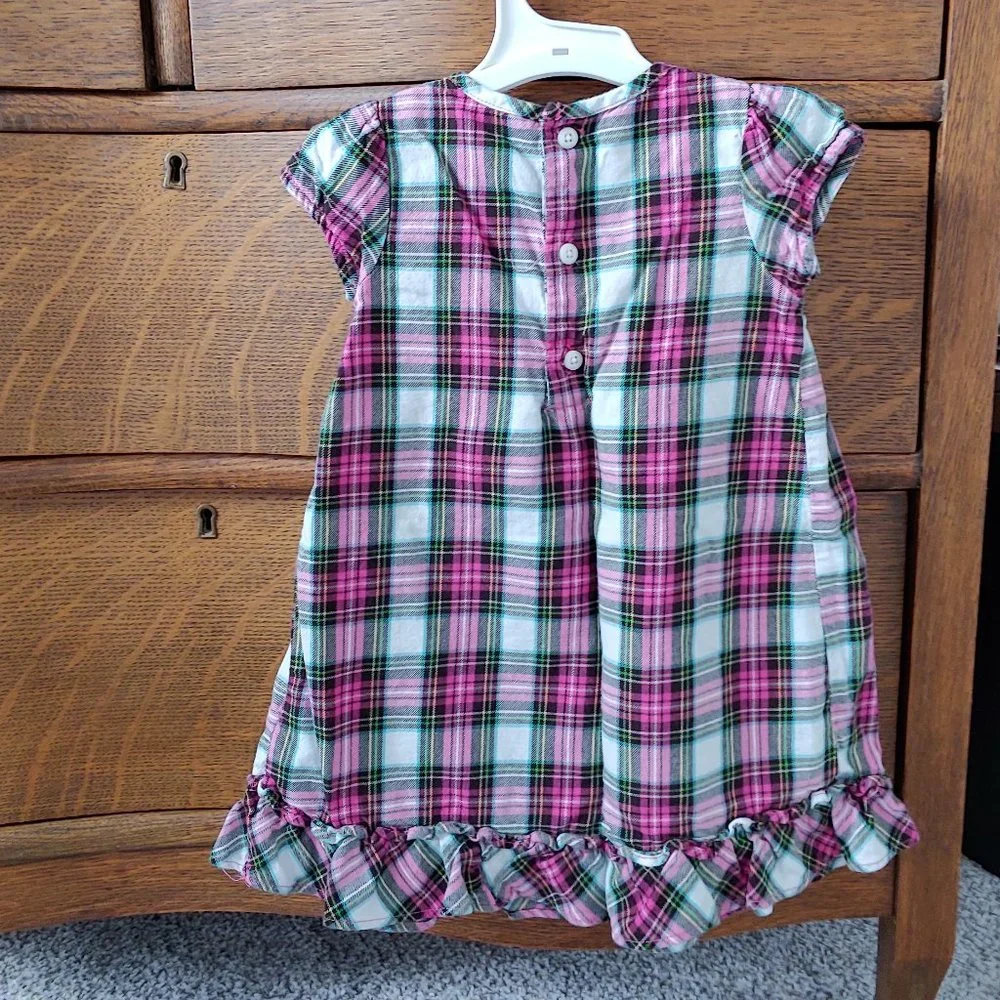 Carter's plaid dress size 12m